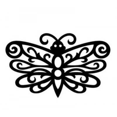Butterfly tribal designs Fake Temporary Water Transfer Tattoo Stickers NO.10616